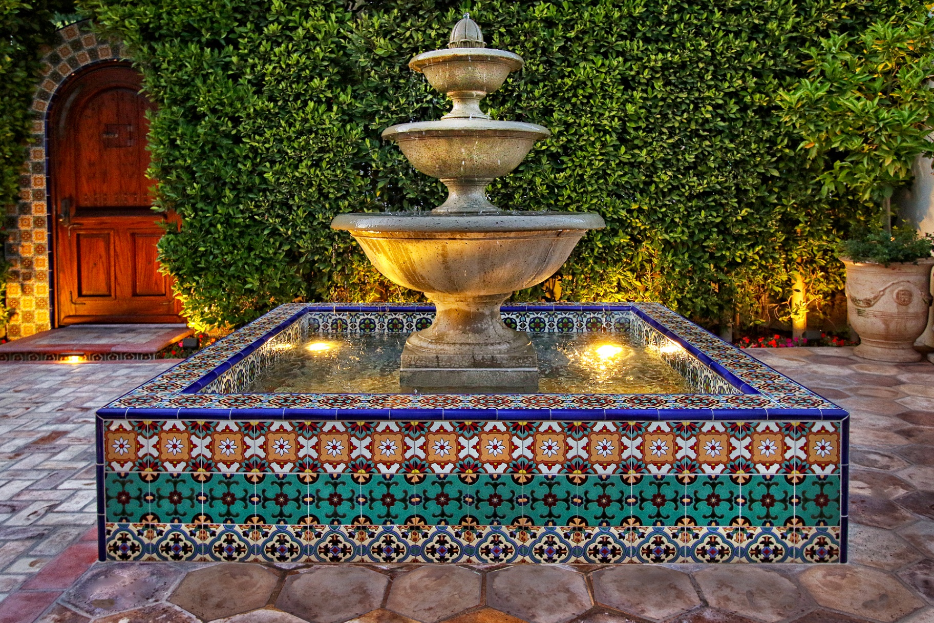 BSH featured landscape transformation — luxury water feature design in Beverly Hills