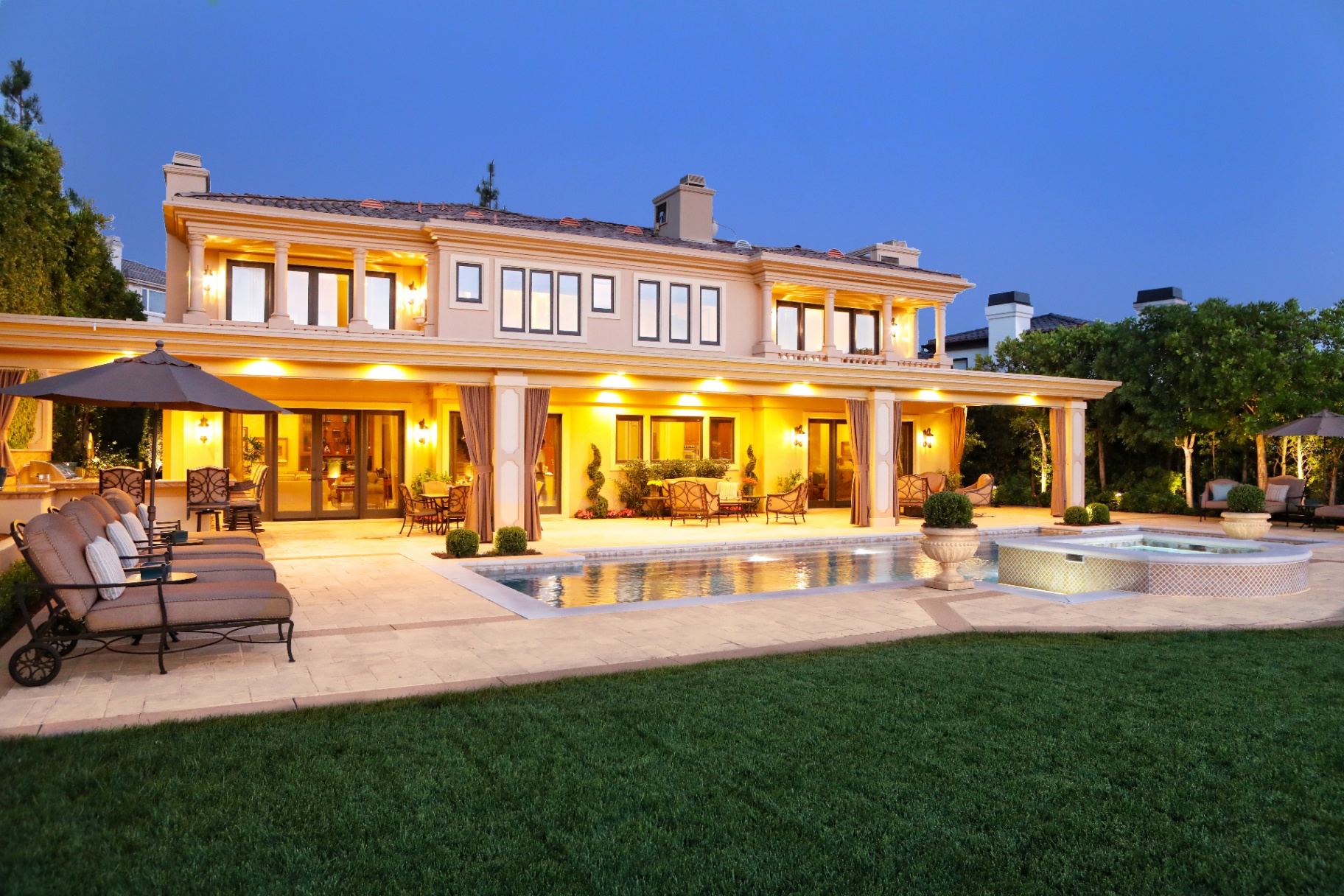 BSH luxury landscape project in Los Angeles — outdoor sanctuary design