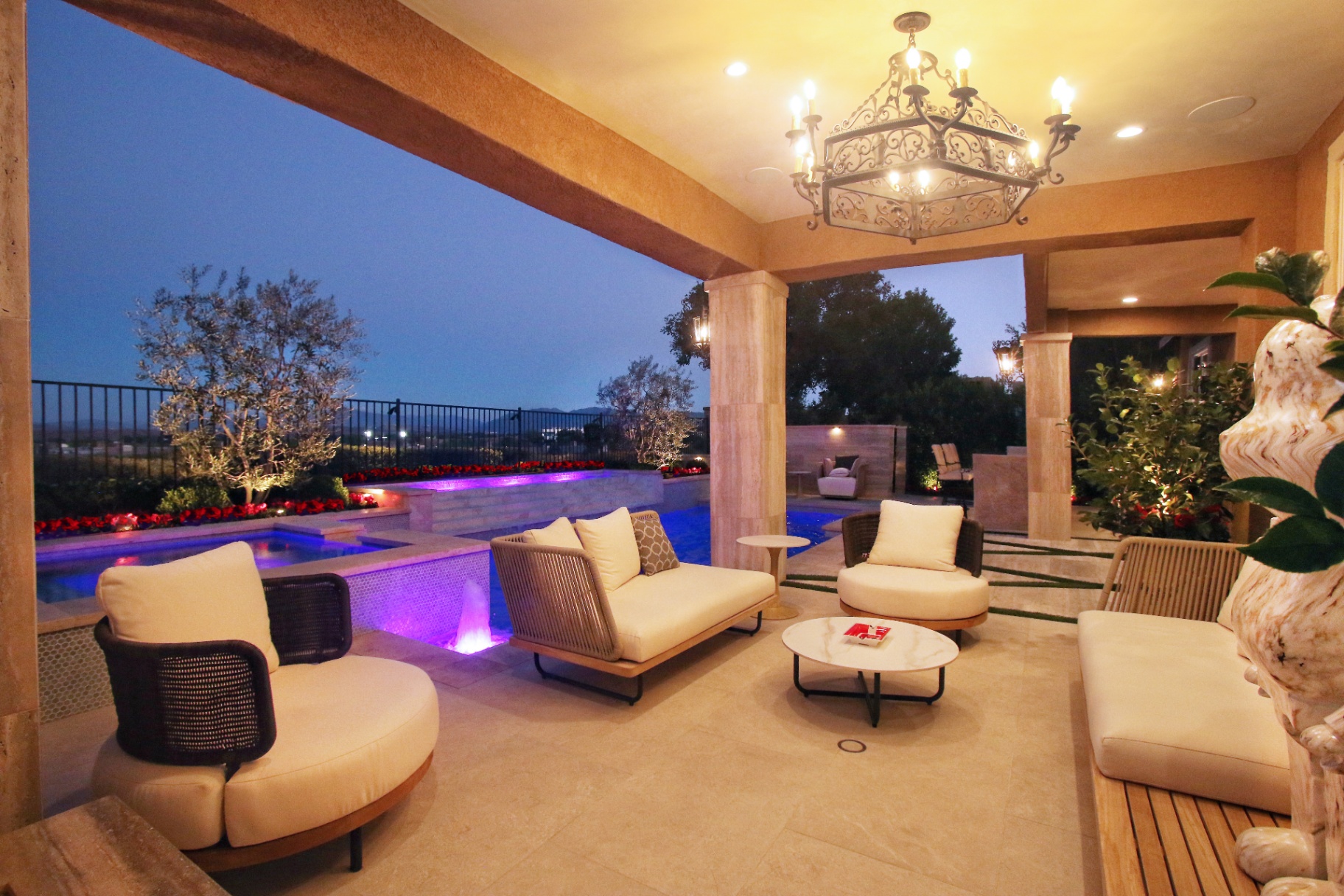 BSH luxury landscape project in Bel Air — outdoor sanctuary design