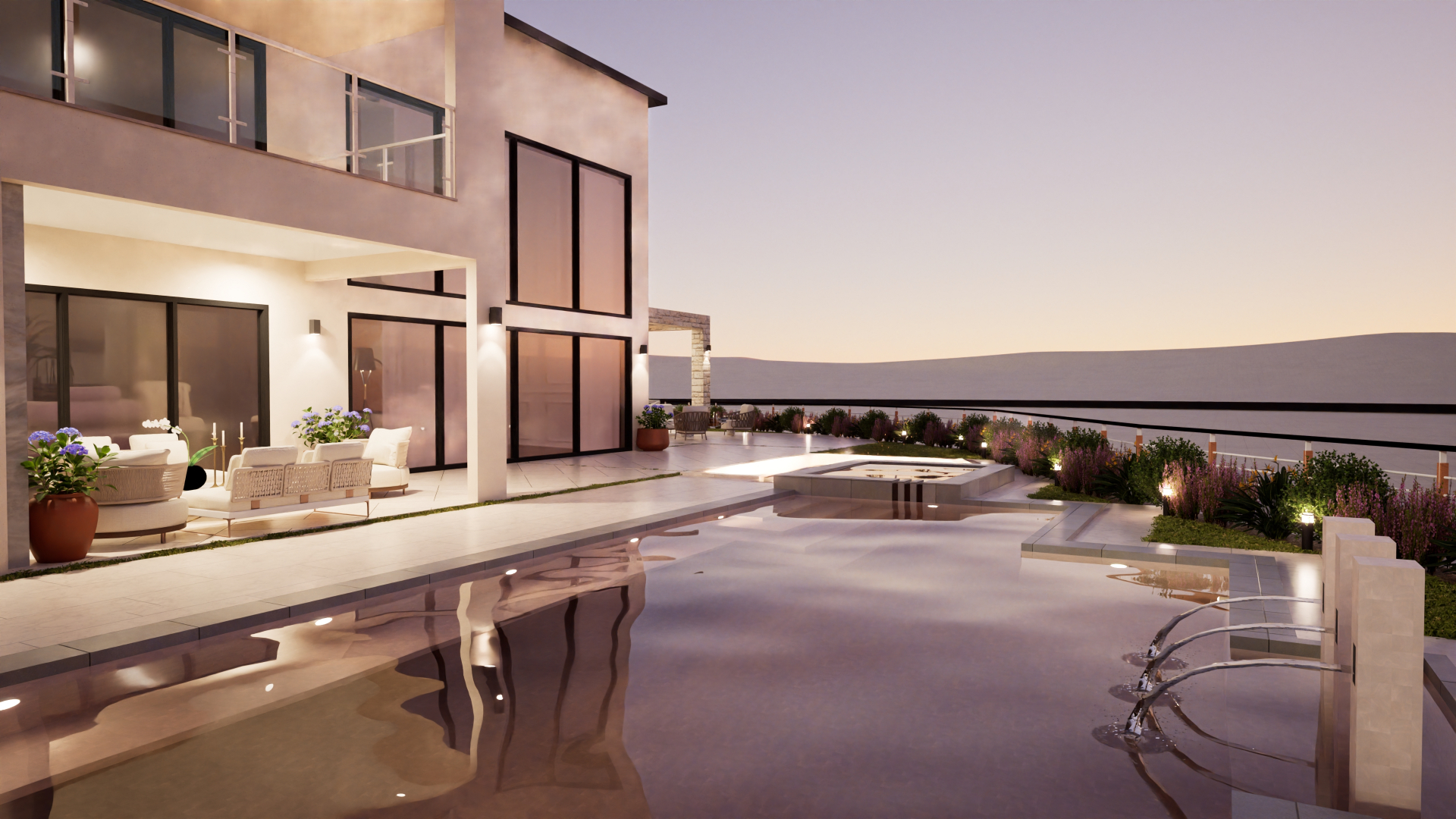 BSH Landscape — luxury outdoor living space in Beverly Hills